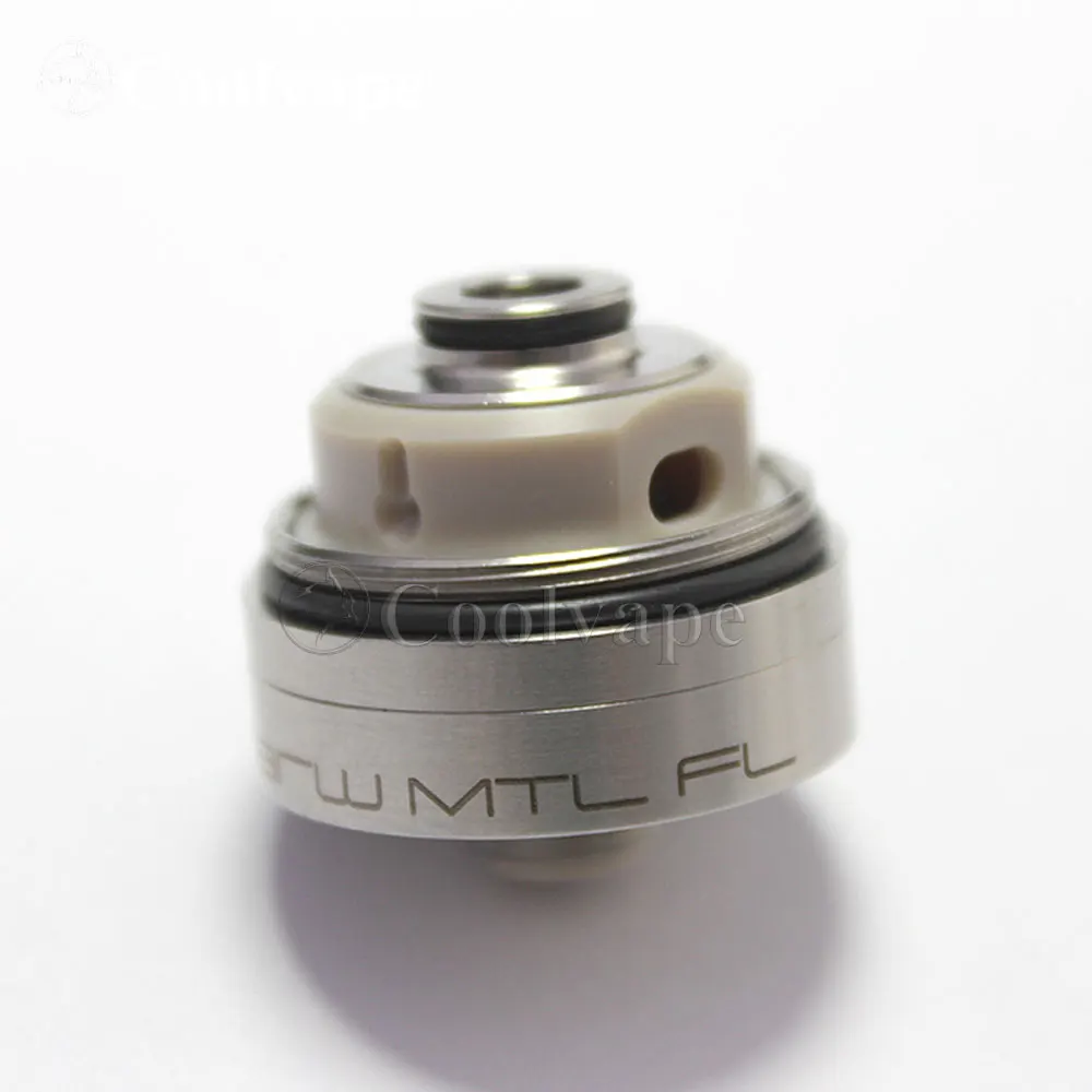 Coolvape SXK Phong Cách Dvarw MTL Nước Hoa Nữ Nina Ricci Nina L'eau Eau Fraich 4 Ml RTA Rebuildable Xe Tăng Vape Atomizer Bạc 3.5Ml 316 Thép Không Gỉ 22Mm Diamete rta