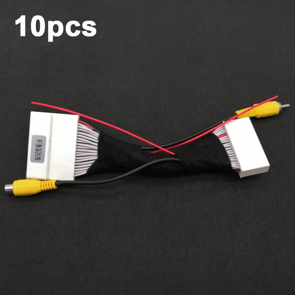 

10pcs YIFOUM 40Pin Original Video Input Switch Reverse Camera RCA Adapter Cable For Nissan New Sylphy Classic Sylphy 2018 2019