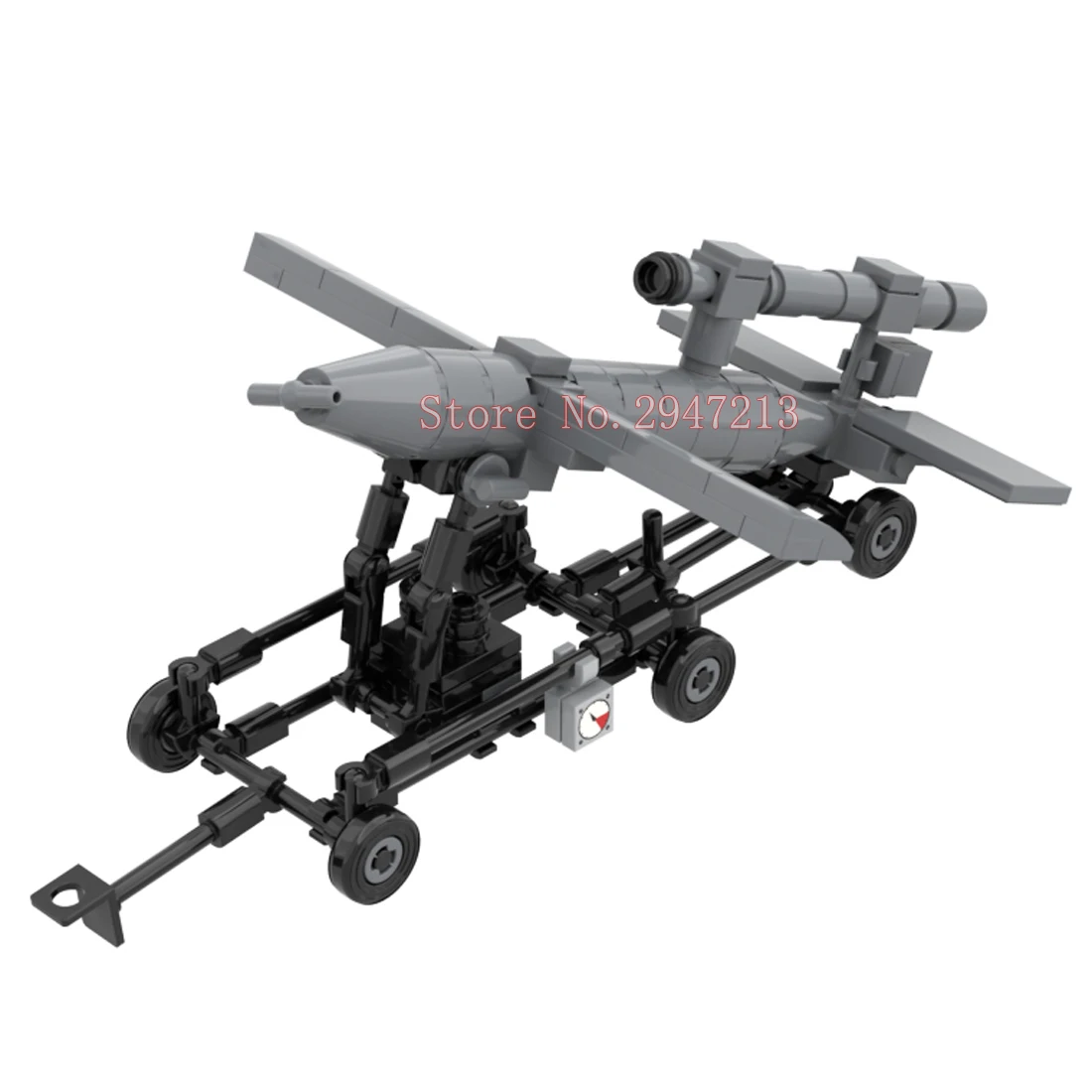 

hot military WWII Germany V1 missile Launch army Blitz weapons bricks war vehicles model equipment Building Blocks toys for gift