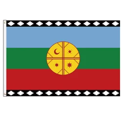 FLAGCORE 90X150CM Mapuche Chile Mapuches Wvnhelfe Star Chile Flag