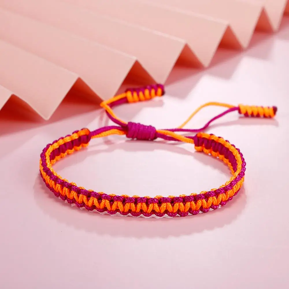 Tibetan Braided Couple Bracelet Lucky Red String Handwoven Knots Men Women Bracelets & Bangles Prayer Rope Best Friend Jewelry