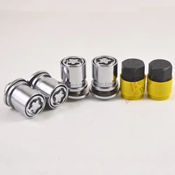 M14x1.5 M14 1.5 Steel Car Alloy Wheel Rim Locking Lock Lug Nuts For Toyota Land Cruiser 100 105 / Land Rover Freelander 1