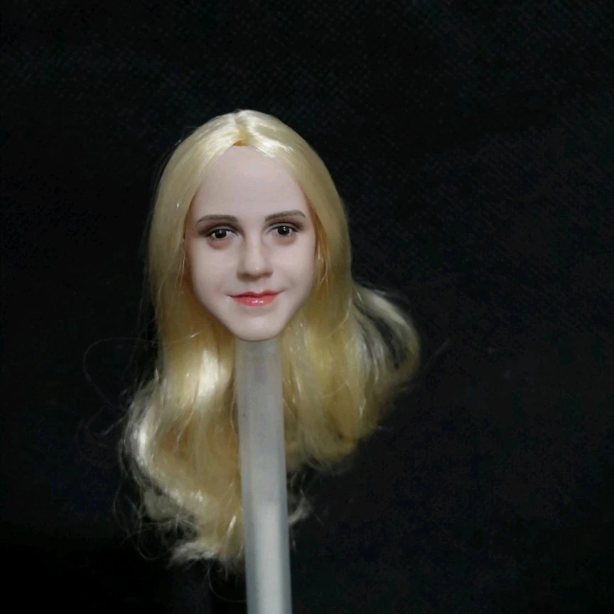 1/6 Scale Girl Emma Watson Blond Head Sculpt For 12