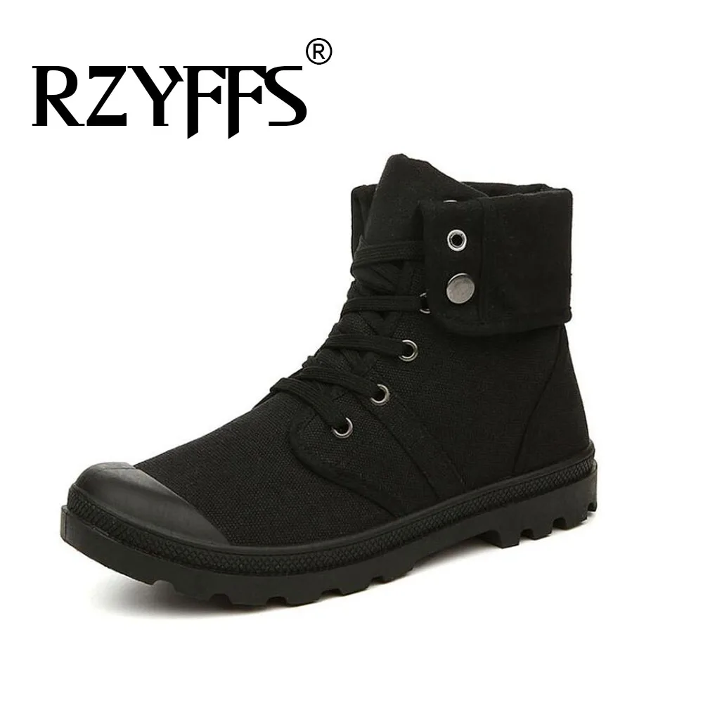 New Arrival High Quality High Top Men Casual Shoes ALL black Zapatos Hombre  Men Canvas Shoes Flats Casual Sneakers LL-29