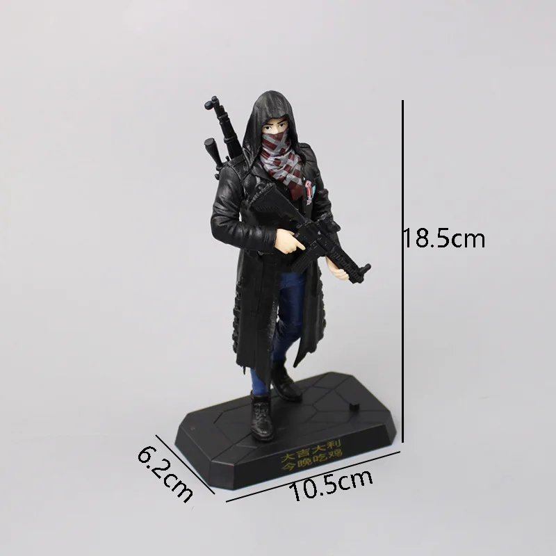 Car Personality Decor Hot Game Playerunknown\'s BattleGrounds PUBG Character Action Figure Model Auto Interior Accessories