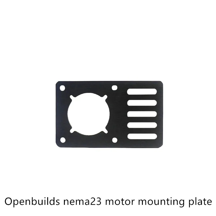 3D Printer part Openbuilds nema23 motor mounting plate aluminum 96.5mmx60mmx3mm fixed bracket OX CNC v-slot