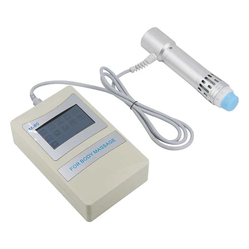 Equipamento portátil focalizado da beleza da onda de choque extracorpórea da fisioterapia da onda de choque m80 eletromagnética 100-240v