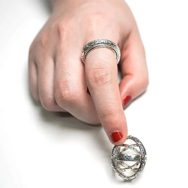 CiNily Astronomical Ball Gold & Silver Plated Spherical Deformation Universe Student Constellation Ring Jewelry NJ447