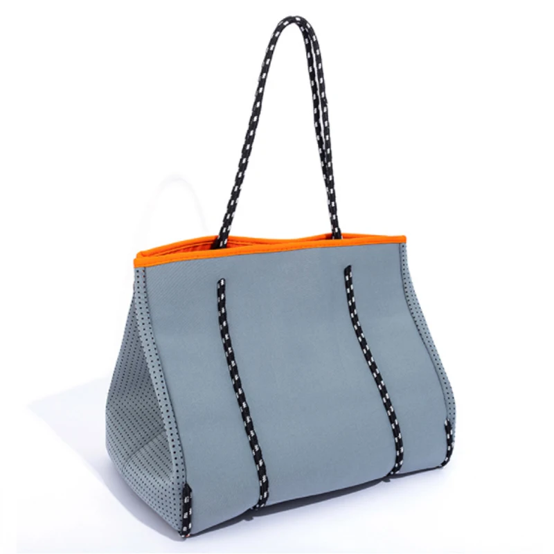 Imagem -06 - Luxuosa Bolsa de Ombro Neoprene Tecido de Mergulho Bolsala Casual de Grande Capacidade Bolsas de Alça Superior Novas