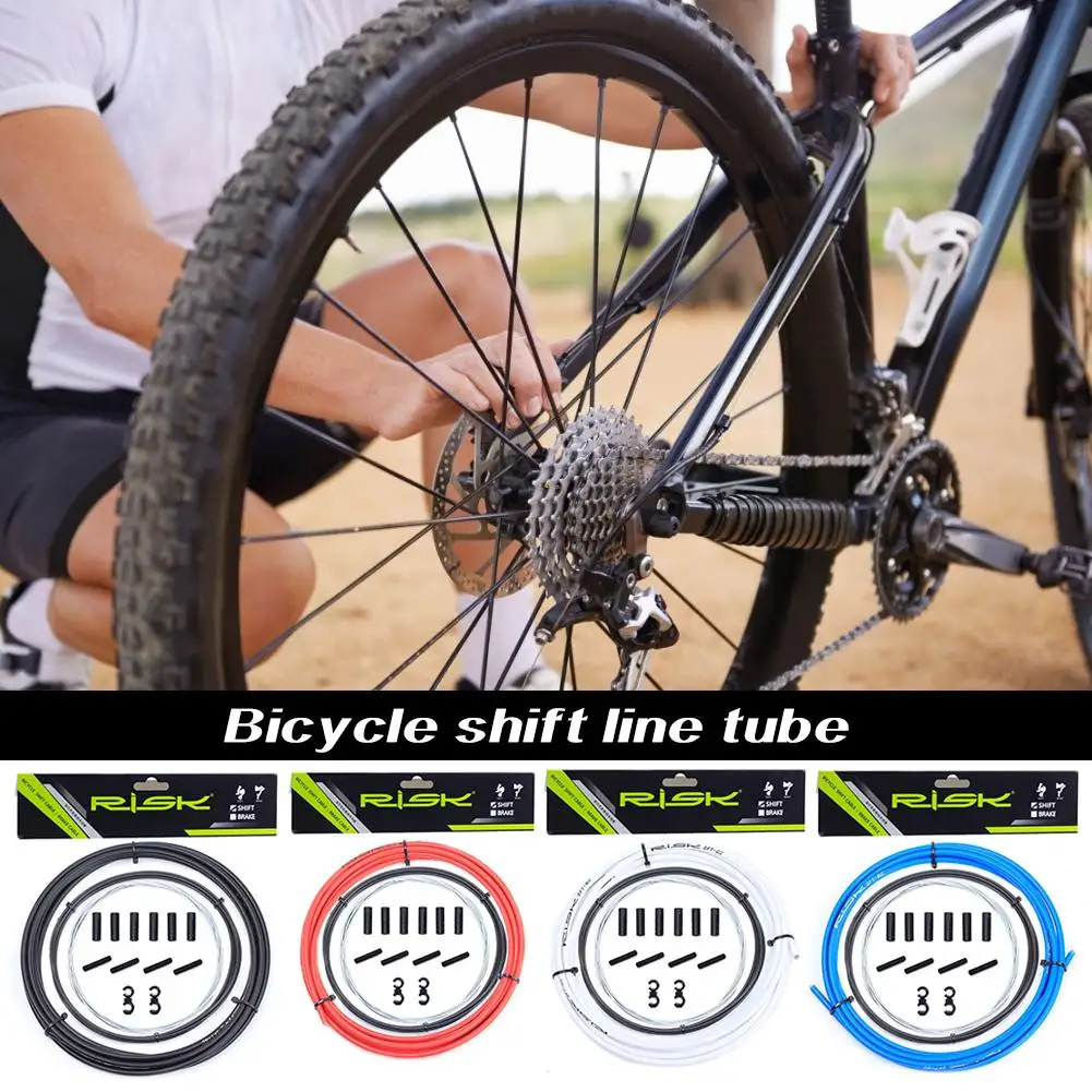 Bike Shift Cable Professional Durable Bicycle Brake Shift Wire Kit Gearshift Cable For Mountain Road Bicycle