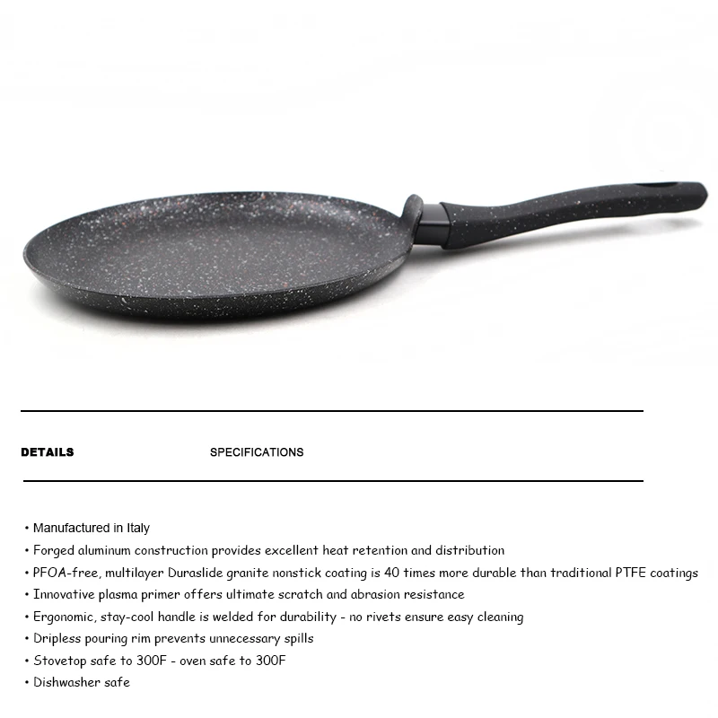 Master Star-Granite Coating Teflon Sartenes Frying Pan, Non-Stick, 24cm, Crepe Induction Cooker, New Design, 2021