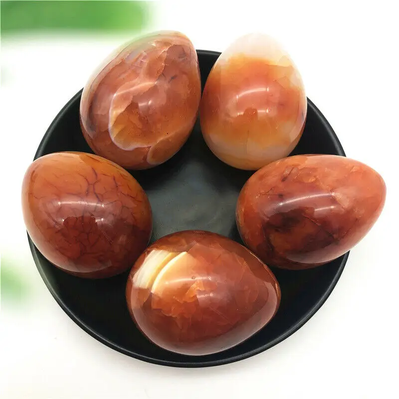 agate crystal egg piedras naturales y minerales cuarzos gemstones natural reiki healing stones cristal decoracion hogar moderno