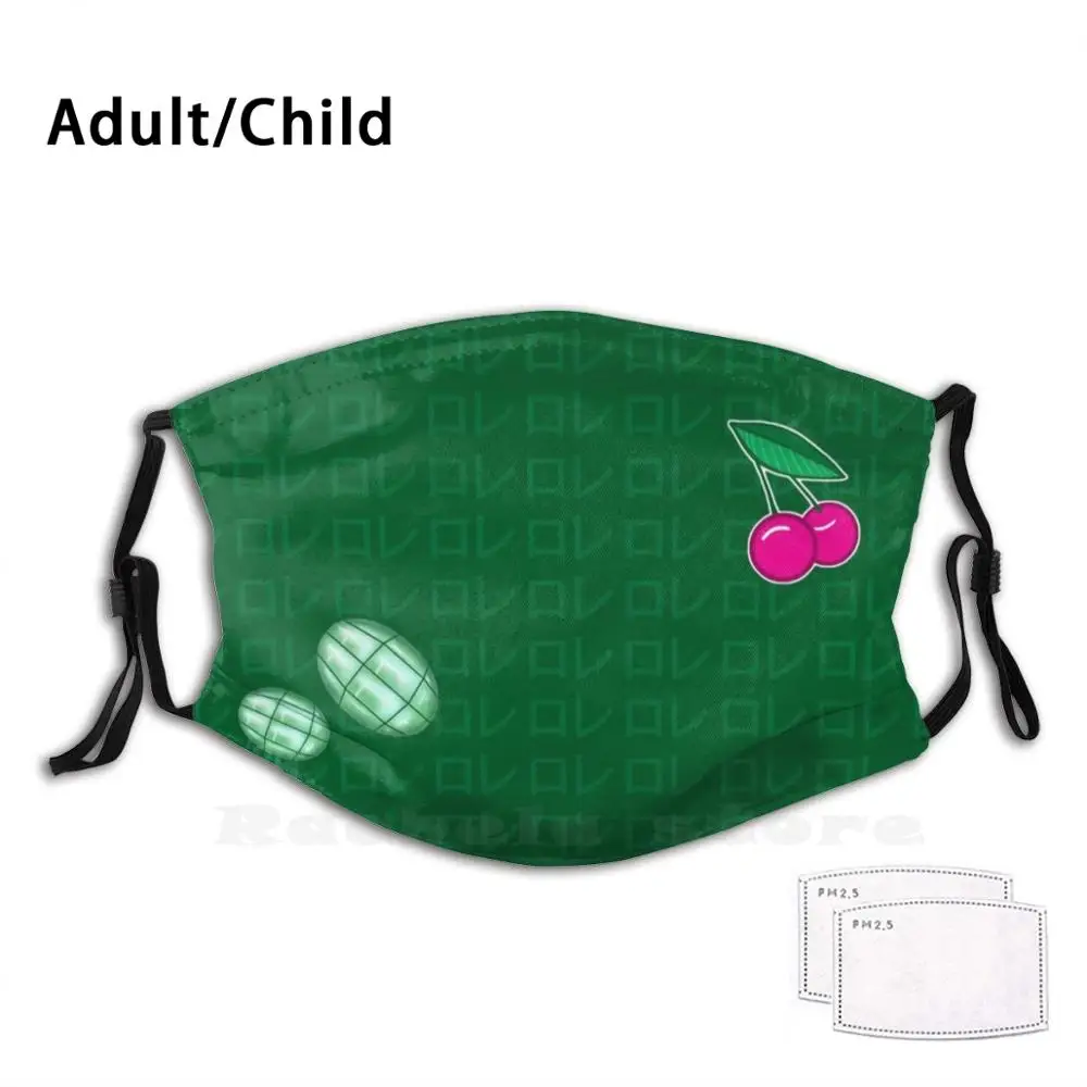 

Cherry Boy 2 Funny Print Reusable Pm2.540 Filter Face Mask Jjba Jojos Bizarre Adventure Kakyoin Noriaki Kakyoin Tenmei Kakyoin