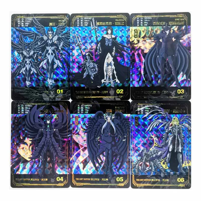 

55 шт./компл., армейские игрушки Saint Seiya Hades, хобби, коллекционные игры, коллекция аниме-открытки