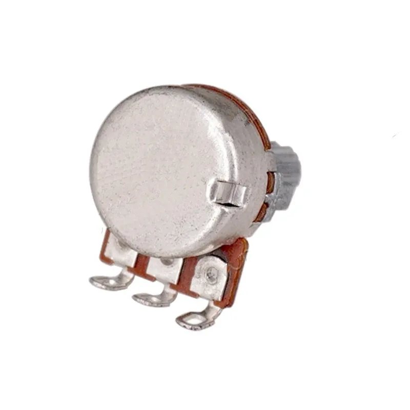 2 Stück B250k 15MM E-Gitarren- und E-Bass-Potentiometer Gitarrenzubehör Lautstärkeregler Musikinstrument – Detail 3