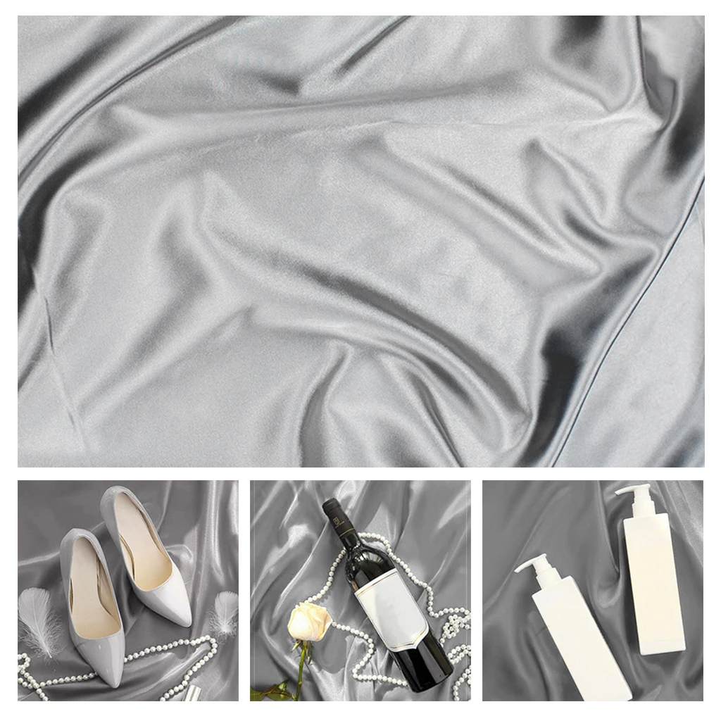 Tabletop Photography Backdrops Silk Mercerized Cloth Studio Shooting Background for Jewelry Photo Props Table Cloth 70x100cm