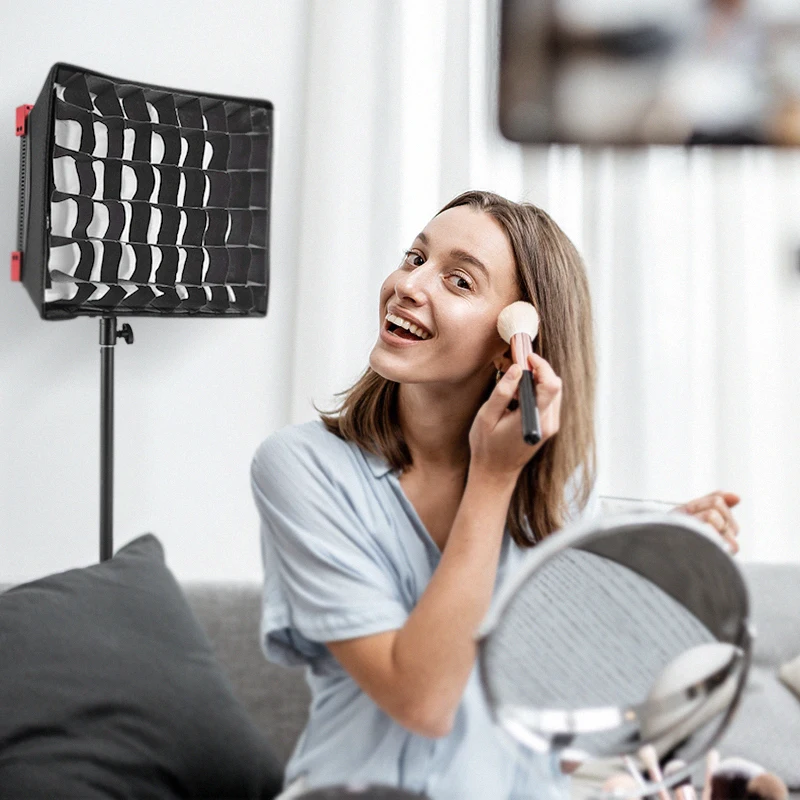 AMBITFUL LEDP60C LED Video Soft Light Diffuser Honingraatrooster Softbox (alleen softbox)