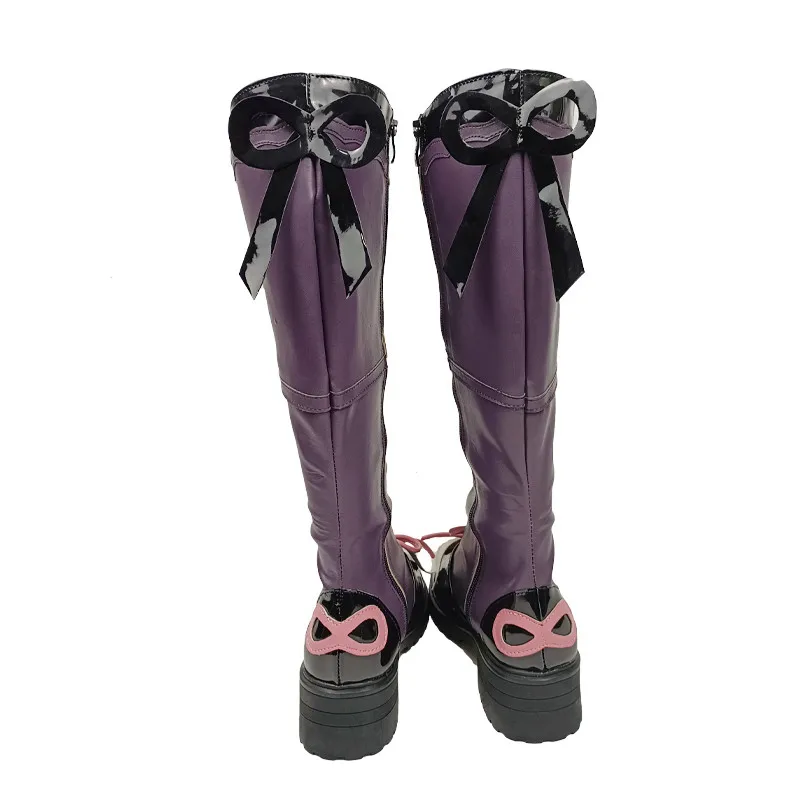 ภาพเคลื่อนไหวใหม่เสื้อผ้าเกม Genshin Impact Yunjin คอสเพลย์รองเท้ารองเท้ารองเท้าผู้หญิงและชายฮาโลวีนรองเท้า