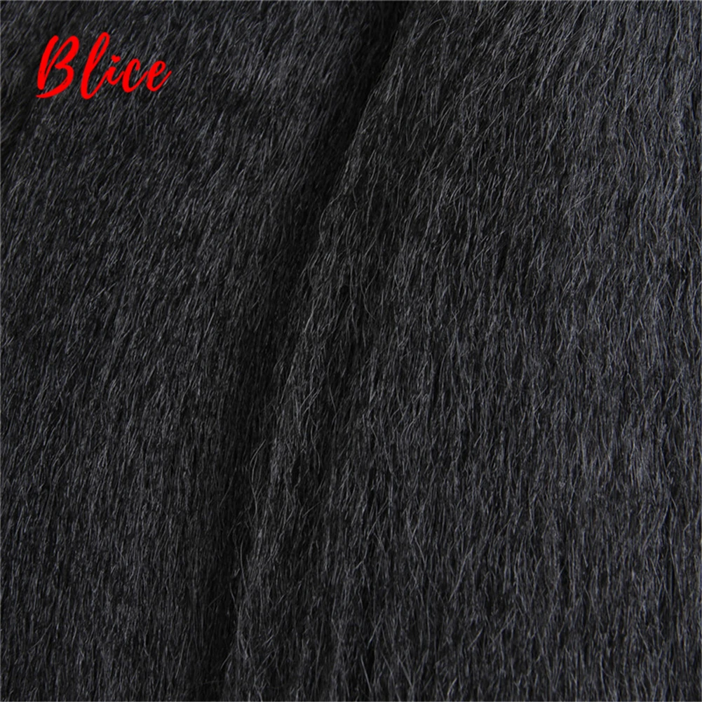 Blice-Extensions de Cheveux Synthétiques Crépus Lisses pour Femme, Tissage de Cheveux, Oke Echalon, Pure Document, 14 \