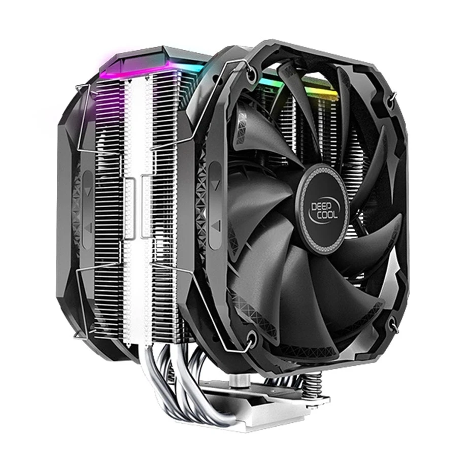 Deepcool as500 plus 5 tubo de calor para intel lga2011 115x amd am4 am3/cpu cooler tdp220w cpu cooler 140mm silencioso ventilador de refrigeração da cpu