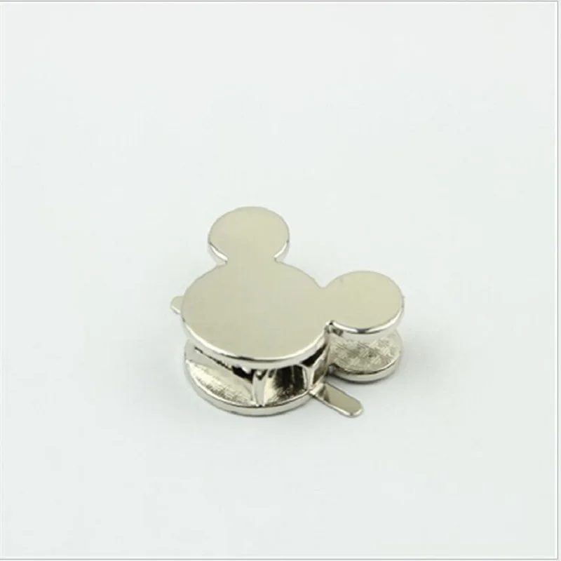 10pcs/lot new luggage and handbag hardware accessories high-end female bag cartoon mouse clip metal lock