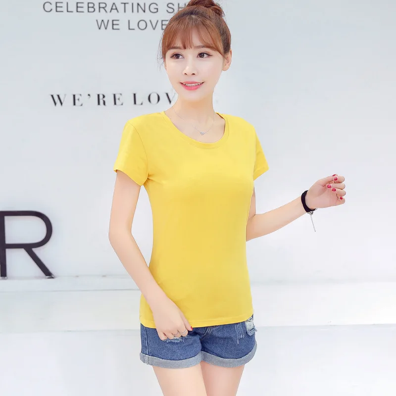 MRMT 2024 Brand Summer New Women's T Shirt  Pure Short-sleeved T-shirt for Female Tight-fitting Cotton Bottom Tops T-shirt