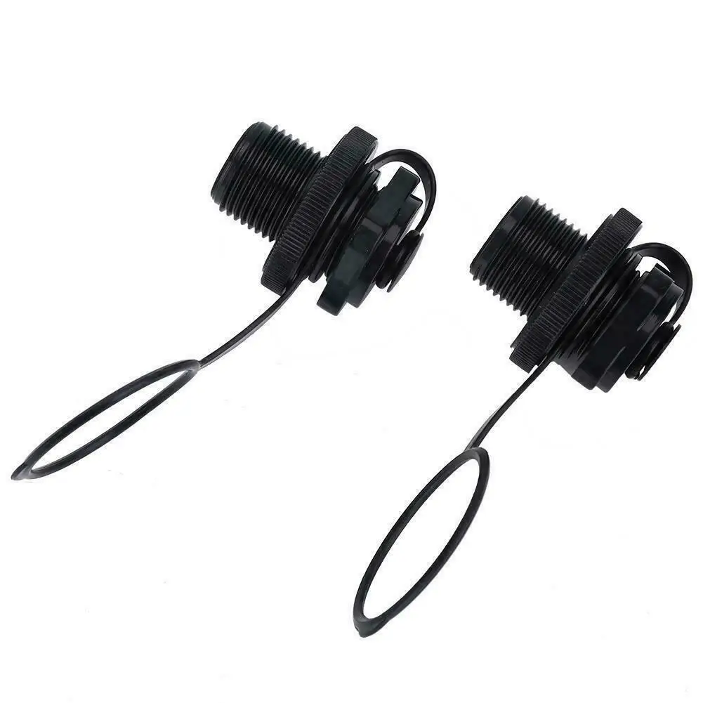 2 Pcs Replacement Air Valve Caps Screw For Inflatable Boat Raft Airbed Bicycle Accessories