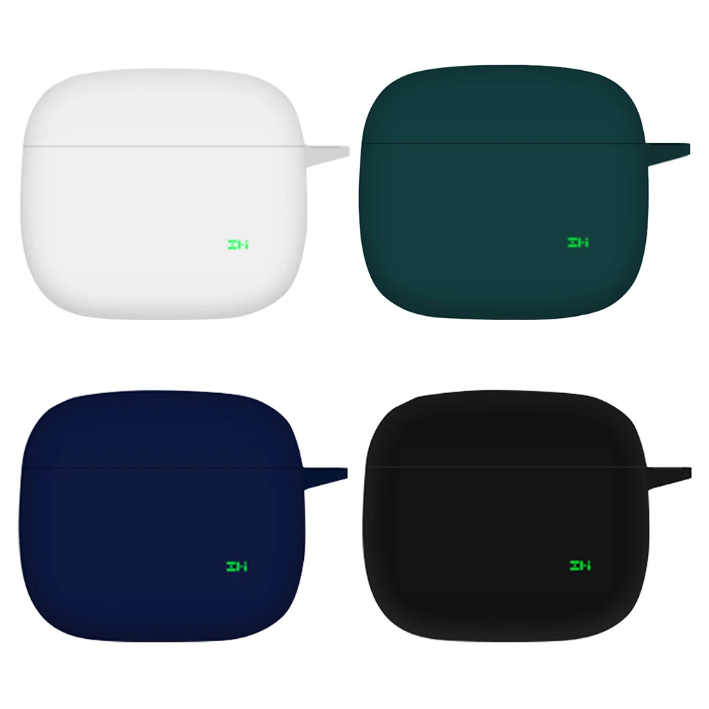Étui de protection en Silicone liquide pour écouteurs sans fil ZMI PurPods Pro, avec porte-clés, antidérapant, anti-rayures