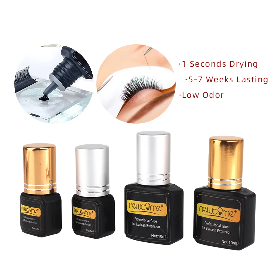 Lady Black/Sky/NC Eyelash Extension Glue Strong Adhesive Fast Drying False Eye Lash Extension Glue Adhesive Retention Makeup