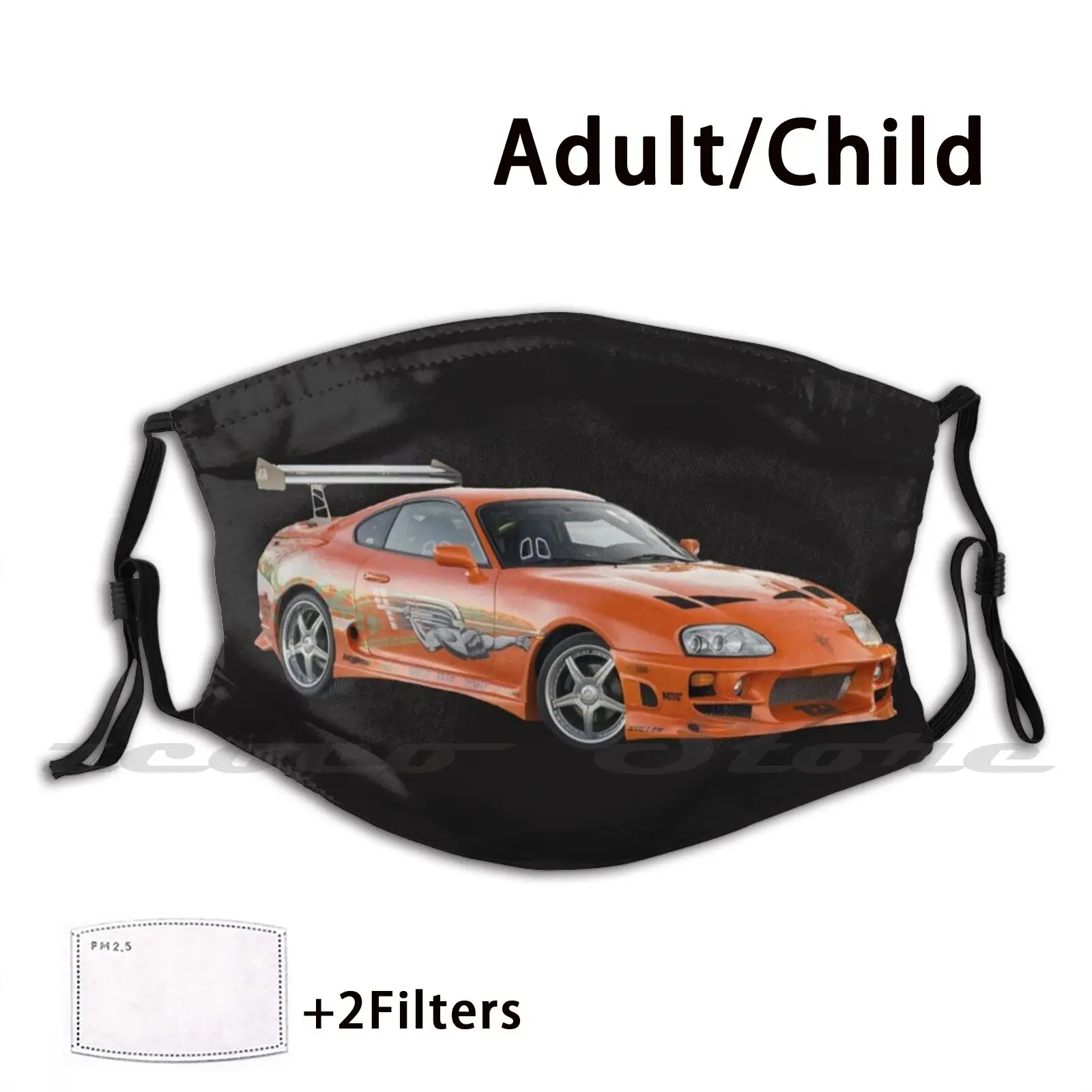 

Fast And The Furious ( 2 Fast 2 Furious ) Mask Cloth Washable Diy Filter Pm2.5 Adult Kids Mechanic Car Is That A Brian Brian