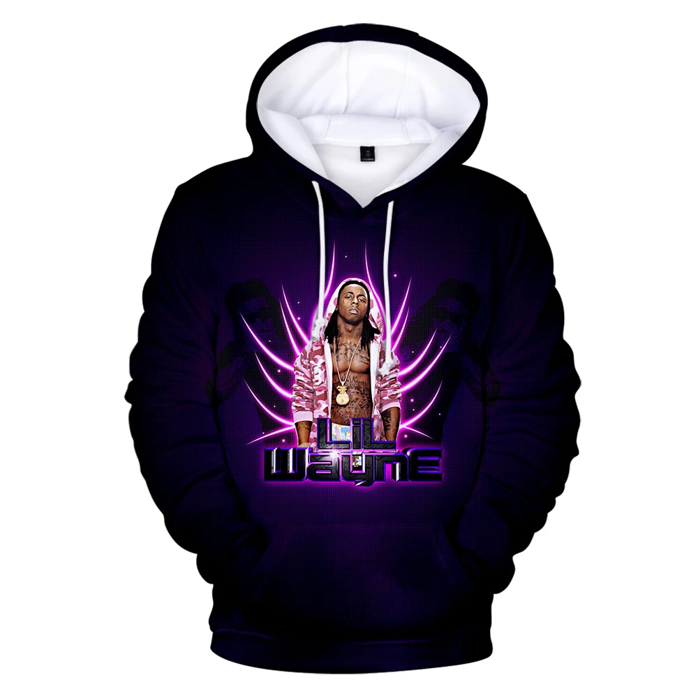 Popular Mode Hip Hop Lil Wayne 3D Hoodies Men Women Spring Autumn Sweatshirts Personality Rapper Lil Wayne Fashion Clothes