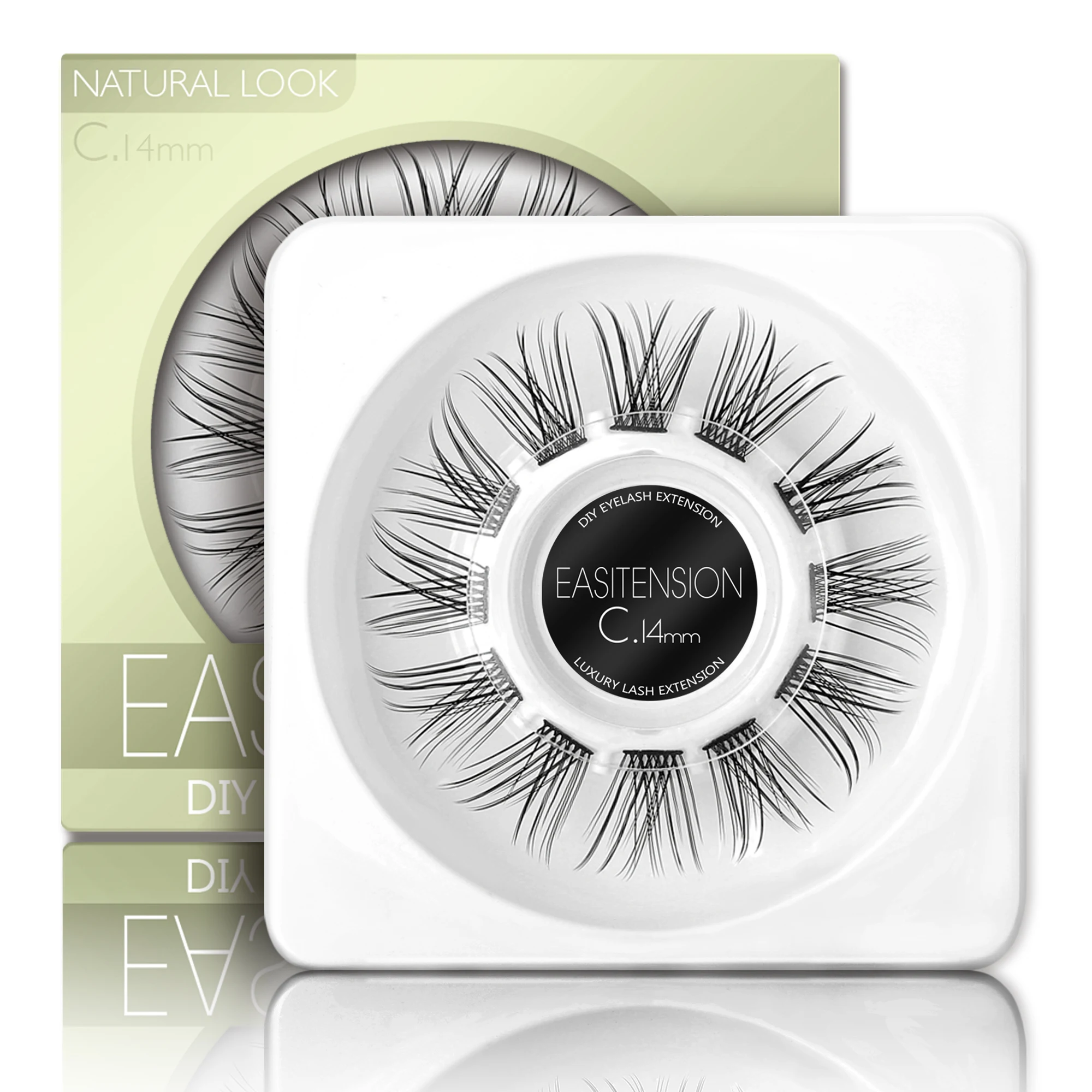 EASITENSION Eyelash Bundles Individual Lashes Professional Makeup Beam Eyelashes Supplies Eyelash Extension Clusters