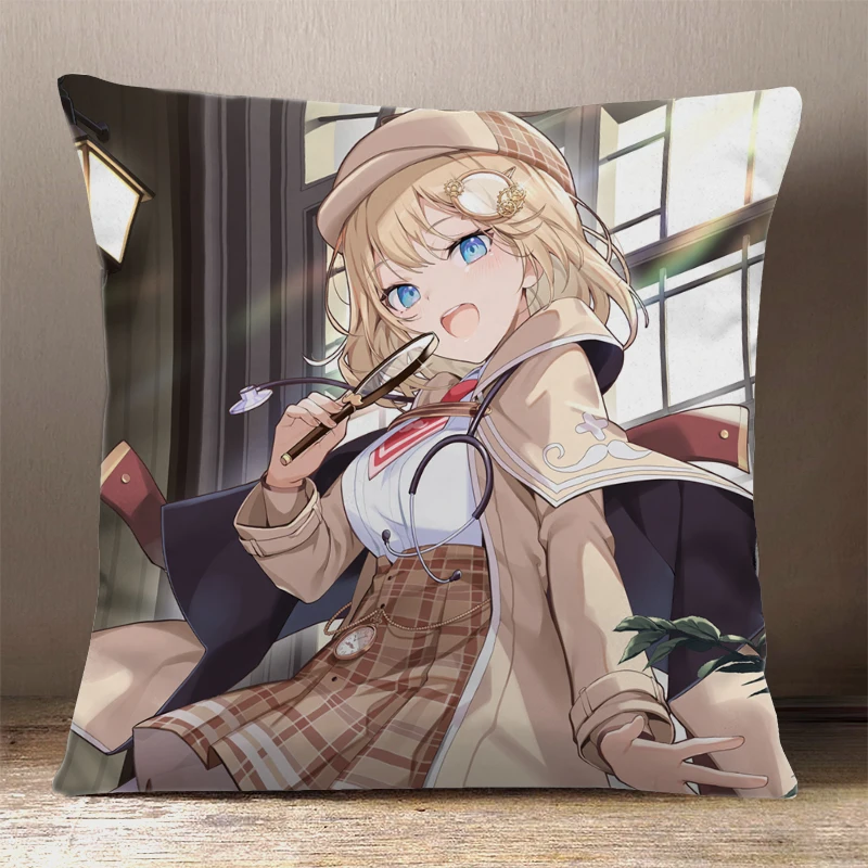 Game Hololive YouTuber Watson Amelia Cosplay Cartoon Printing Square Throw Pillow Siesta Dakimakura Dakimakura Back Cushion Gift