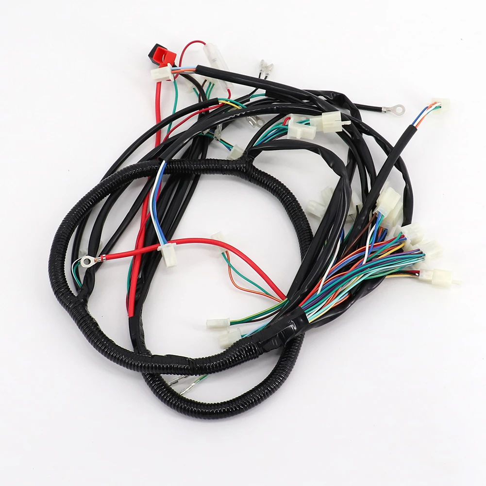 Complete Electrics Wiring Harness Cable Assembly, Wire Line for Motorbike Scooter ATV Quad Car Electrical Component for Londing