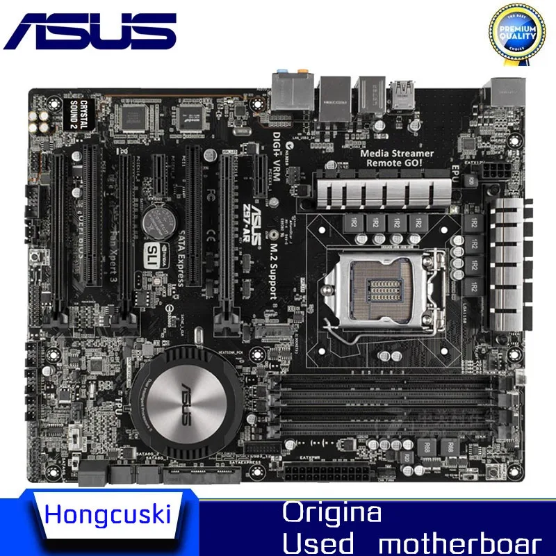 

For ASUS Z97-AR original motherboard Socket LGA 1150 DDR3 Z97 SATA3 USB3.0 Desktop Motherboard