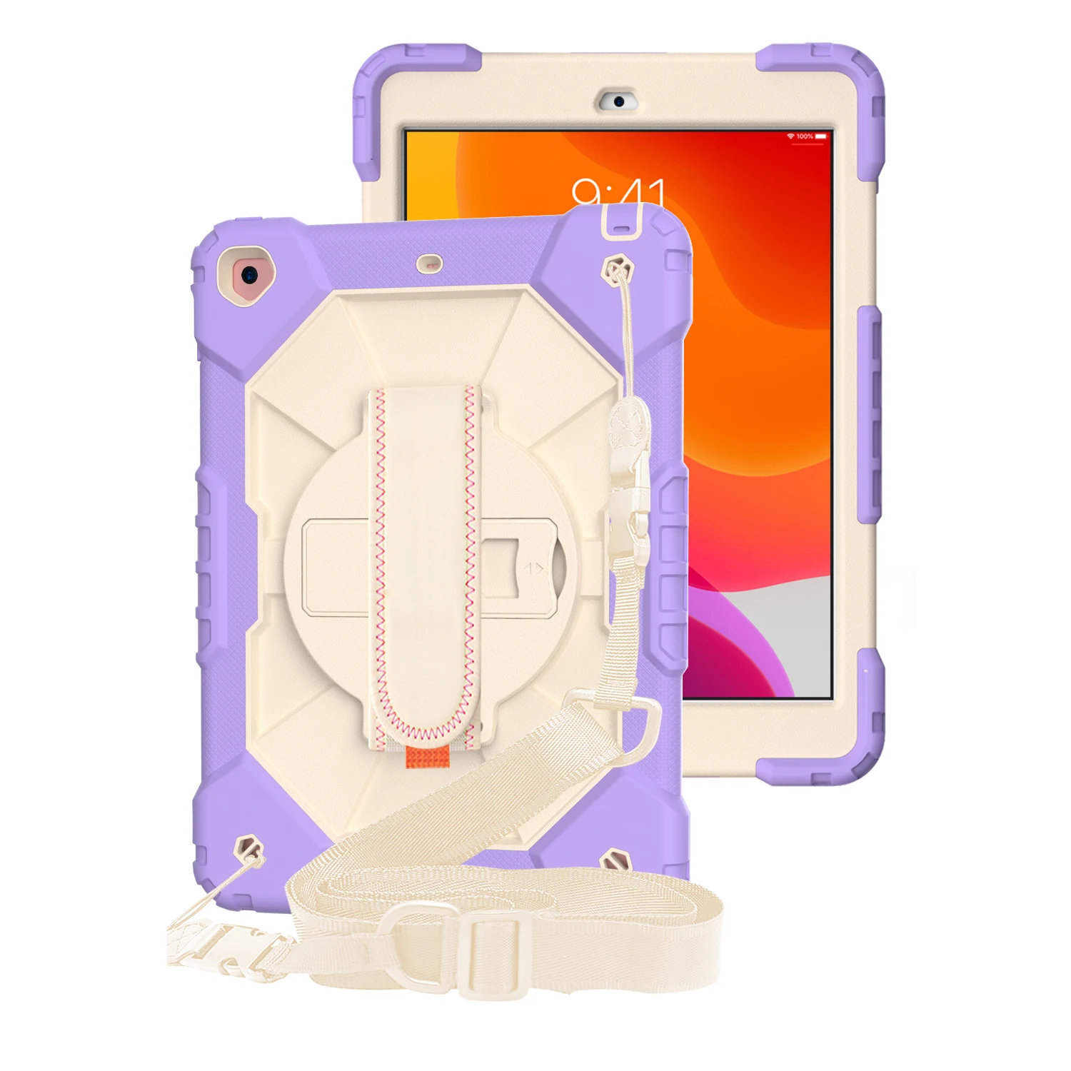 

Cover For iPad 10.2" 2019 2020 A2198 A2200 Case Fashion Anti-fall Rugged Duty Tablet Case For iPad 7 8 10.2 inch 2019 2020 Cover