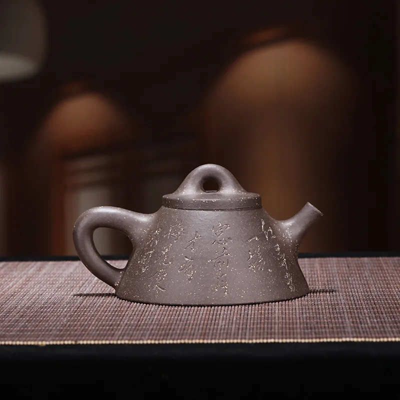 Yixing are recommended by Shao Meihua all hand sand ore sharply ba wang shi gourd ladle pot teapot tea set