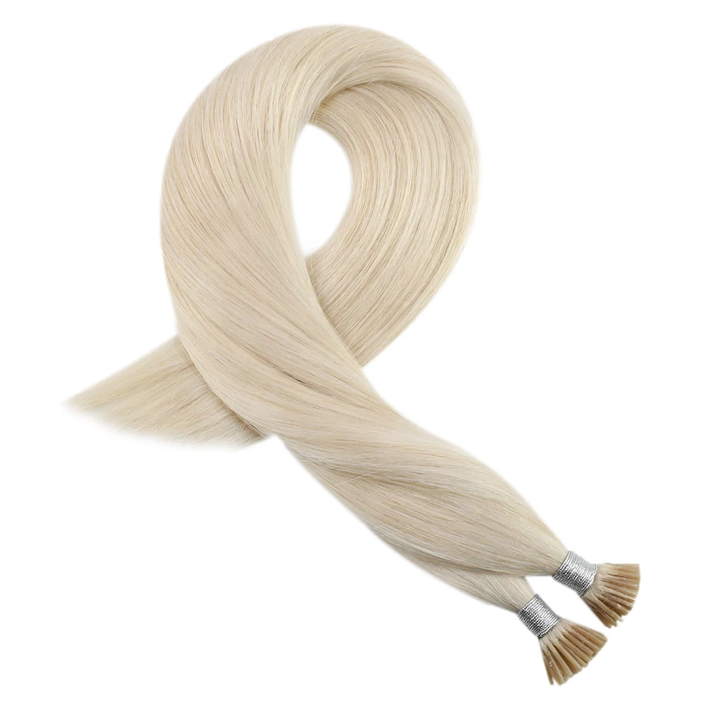 Moresoo Itip Menschliches Haar Extensions 100% Maschine Remy Haar Verbundenes Haar Extensions Keratin Stick Spitze ICH Haar Gerade 50s 40g
