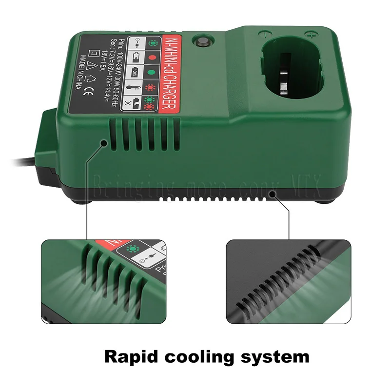 NI-CD NI-MH Battery Charger For Makita 7.2V 9.6V 12V 14.4V 18V Battery Electric Drill Screwdriver Accessory DC1414 Charger 1.5A