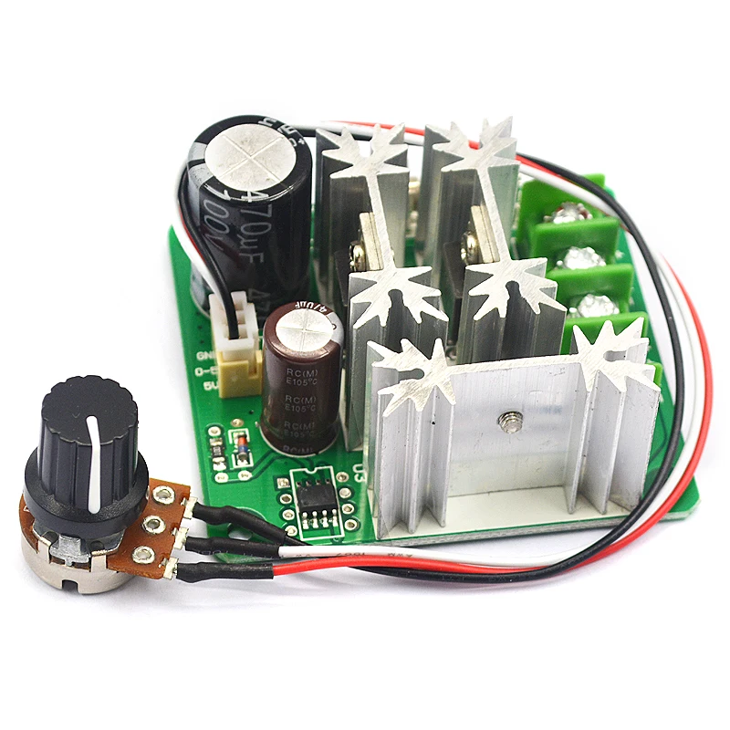 DC 6V-90V 15A DC Motor Speed Controller Stepless Speed Regulation Pulse Width PWM DC 12V 24V 36V 48V 1000W DC 6V-90V 15A DC Moto