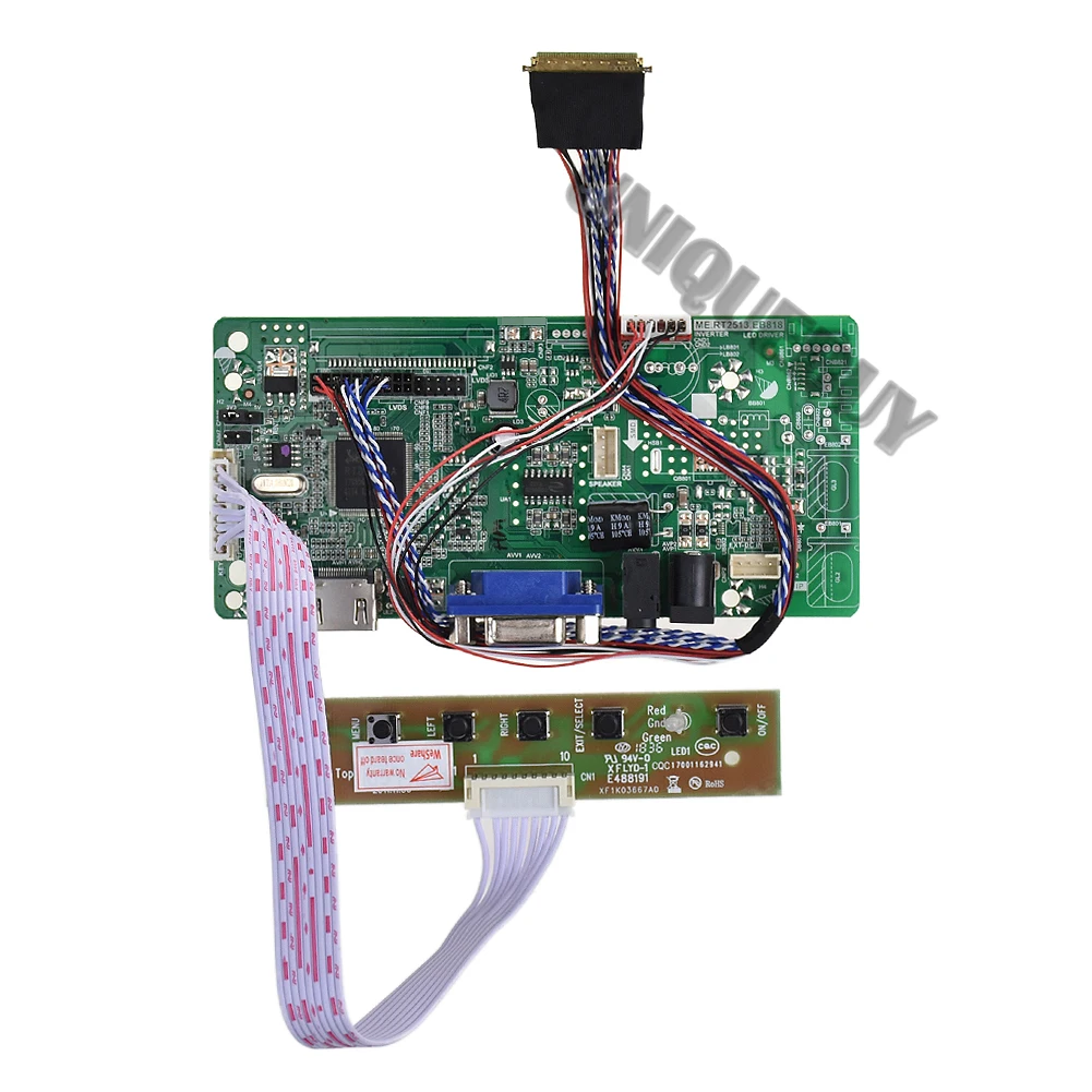 HDMI VGA driver board For 40 pin single 6/8 dual 6-bit LVDS notebook LCD screen