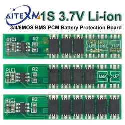 1S 15A 3.7V Li-ion 3MOS 4MOS 6MOS BMS PCM Battery Protection Board PCM for 18650 Lithium Lion Battery