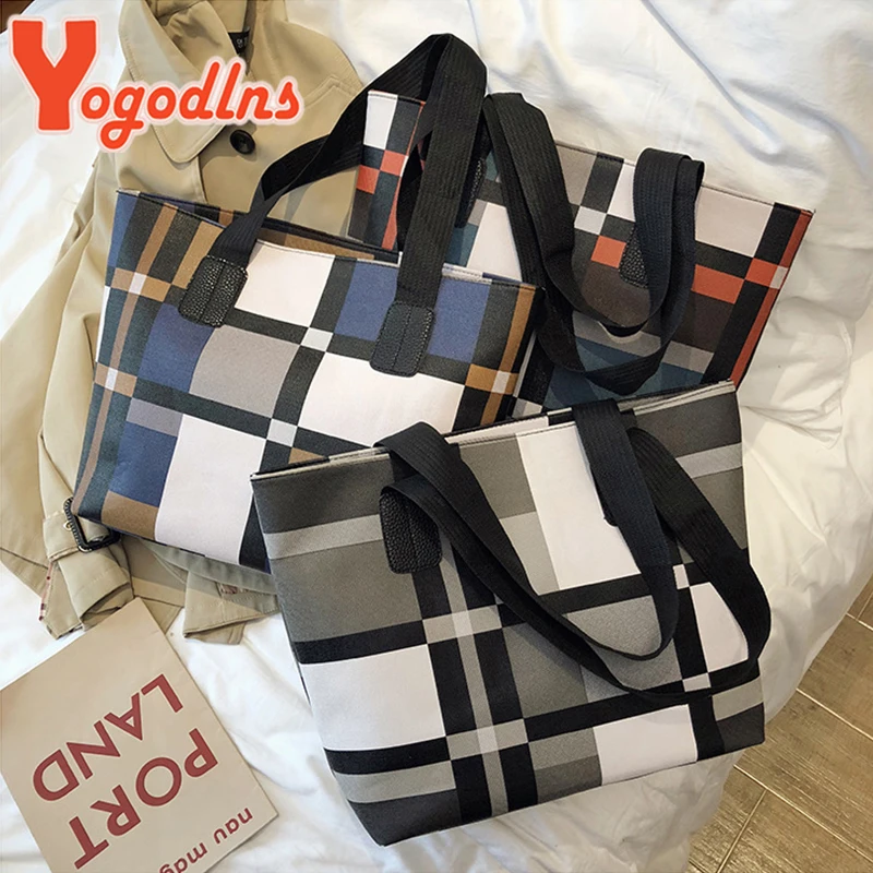 Yogodlns Ladies Large Capacity PU Leather Fashion Luxury Shoulder Bags Women Brief Casual Shopping Bolsa