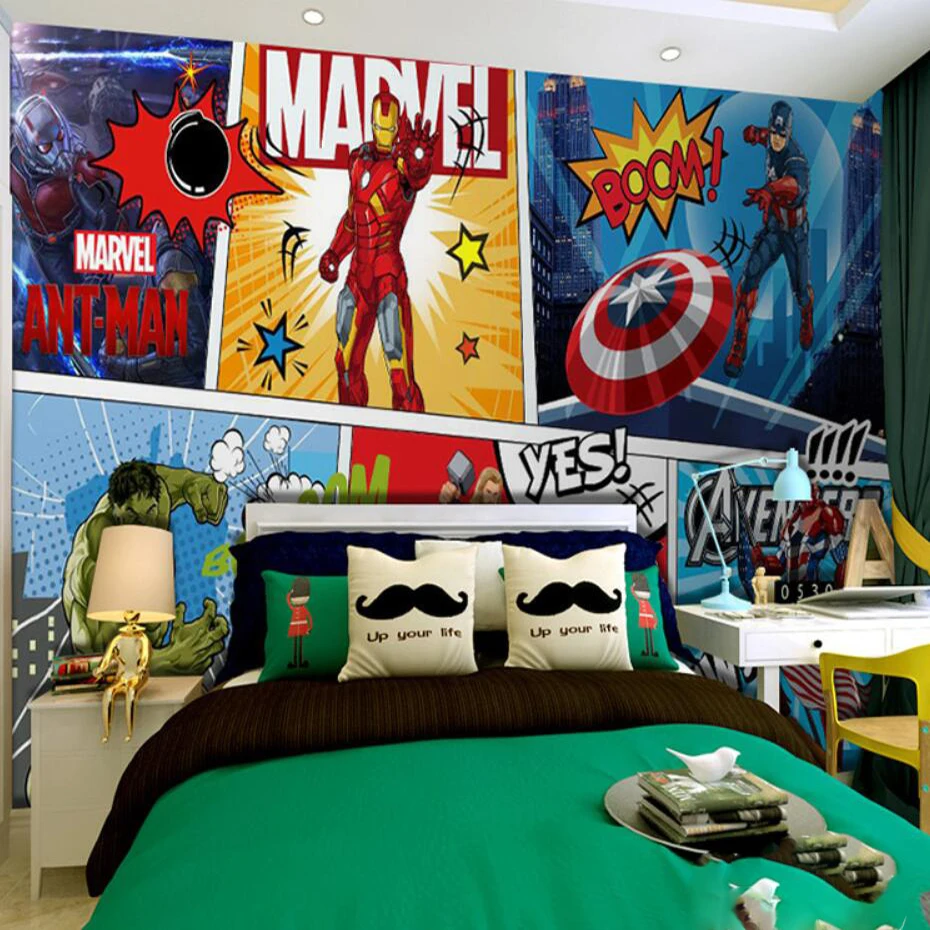 Custom wallpaper 3D photo wall 8D mural children room bedroom boy background decorative painting wall covering