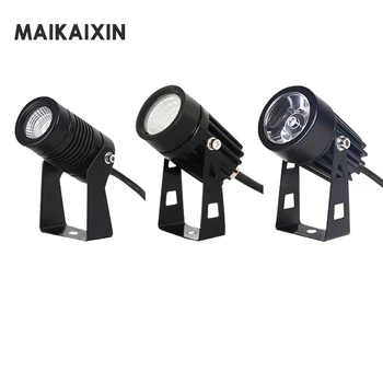 1W 3W 5W 야외 정원 조경 조명 220V 110V 12V LED 잔디 램프 COB 방수 조명, Led 조명 정원 경로 스포트라이트