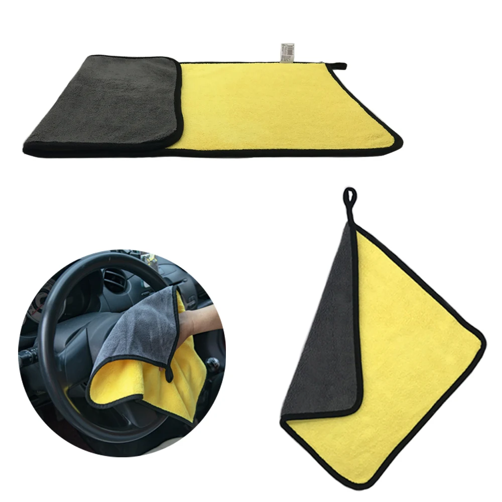 Microfiber Towel Car Microfiber Cloth Wash Towel Microfiber Cleaning Cloth Car Wash Drying Towel Auto Detailing 2