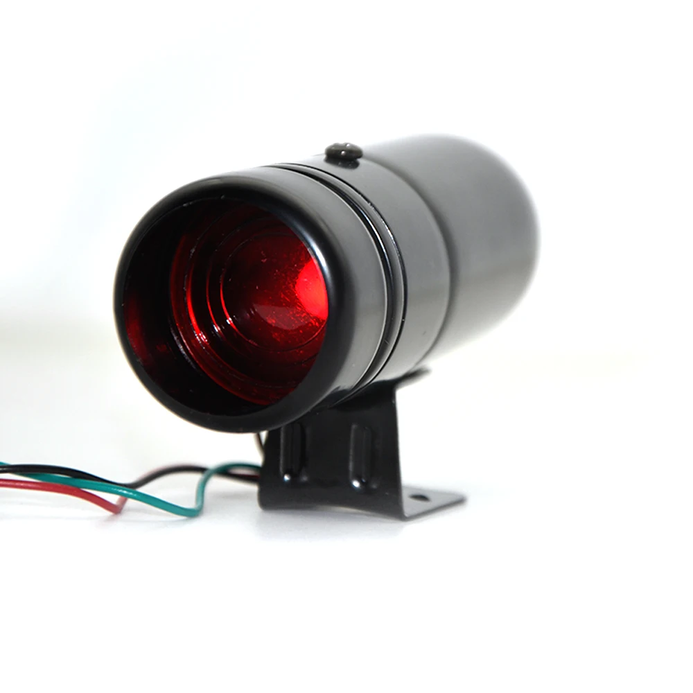 DepoTuning Red and Blue Led Adjustable Tachometer Rpm Tacho Gauge Pro Shift Light 1000-11000 Universal