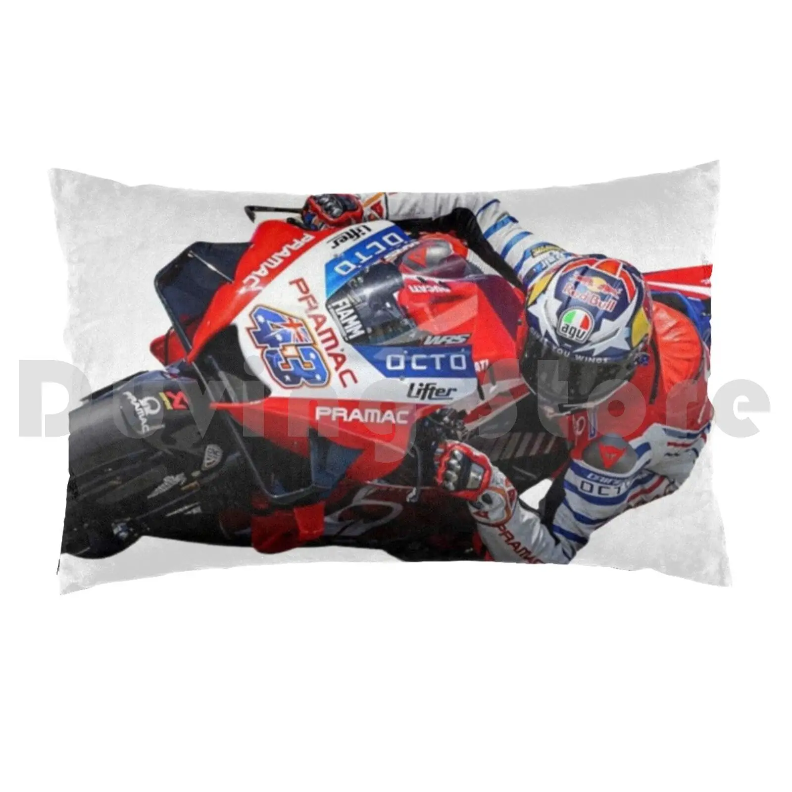 Jack Miller Pillow Case DIY 50*70 Andrea Dovizioso Dovi El Maverick Mave Vinales Tournament Racing Bike