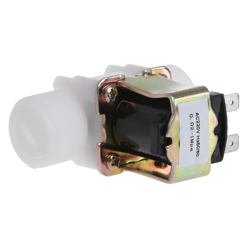 3/4 "วาล์ว Solenoid พลาสติก12V 24V 220V PP N/C เครื่องซักผ้า Dispenser น้ำความดันนิวเมติก Controller Switch
