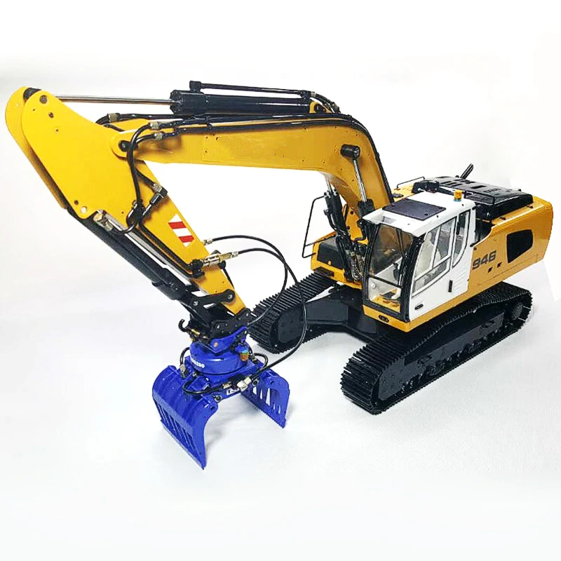 1/14  946 Electric hydraulic remote control metal excavator model children's birthday present